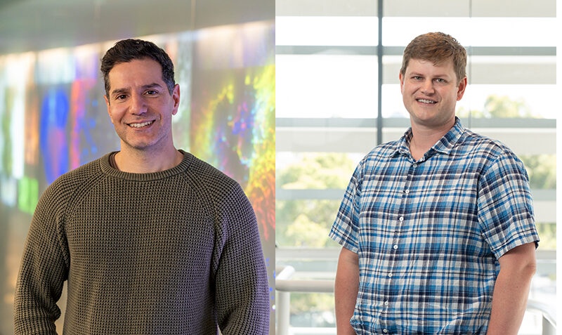 Associate Professor Michael Lazarou (L) Professor Ethan Goddard-Borge (R)